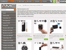 Tablet Screenshot of camera-espion.com